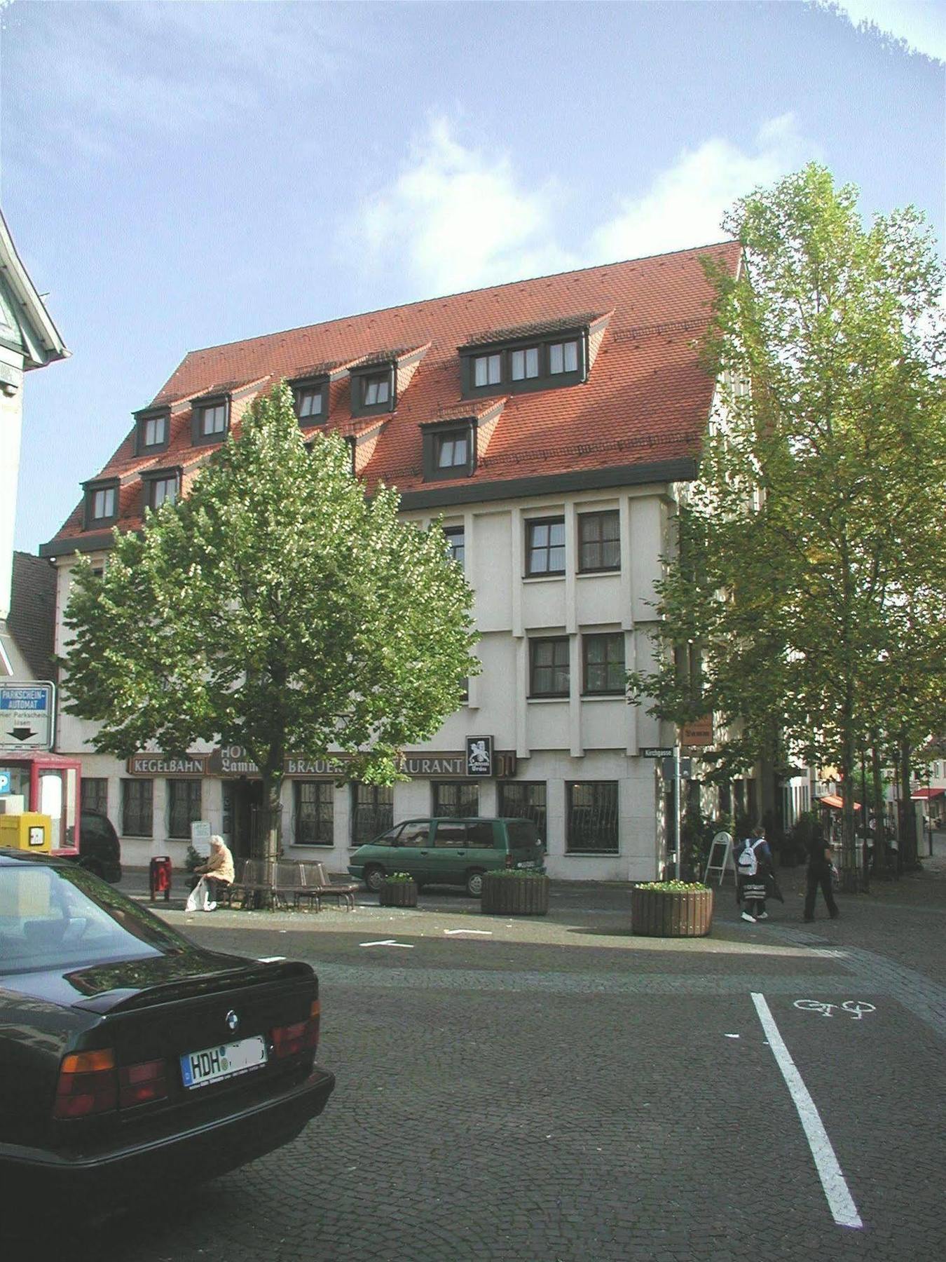 Hotel Und Restaurant Lamm Giengen an der Brenz Exterior foto